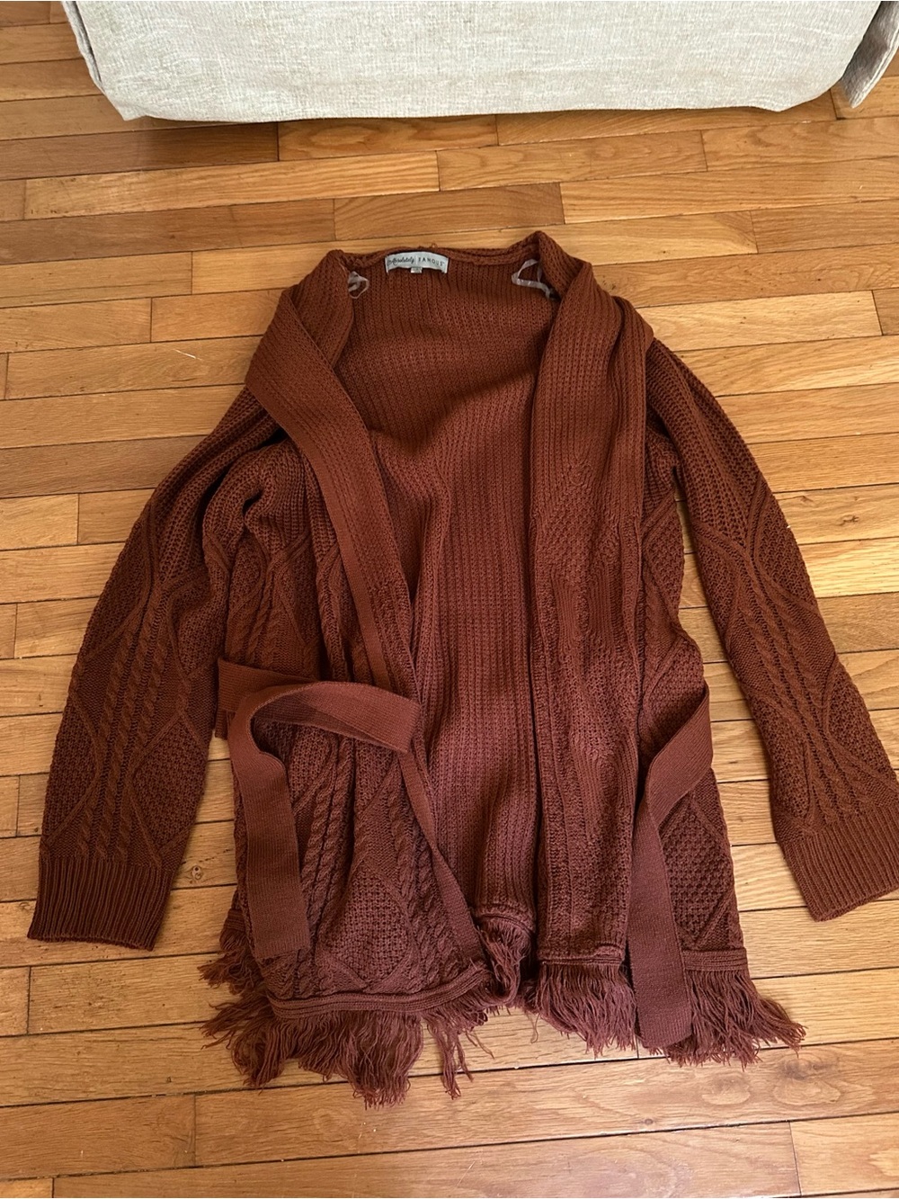 Women’s brown cardigan